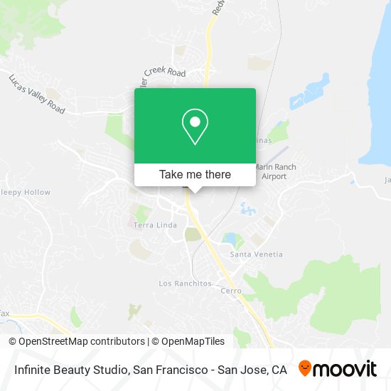 Infinite Beauty Studio map