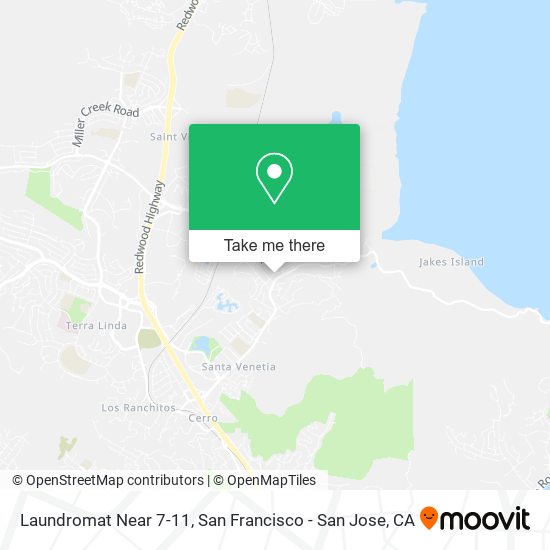 Mapa de Laundromat Near 7-11