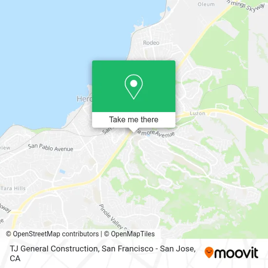 TJ General Construction map