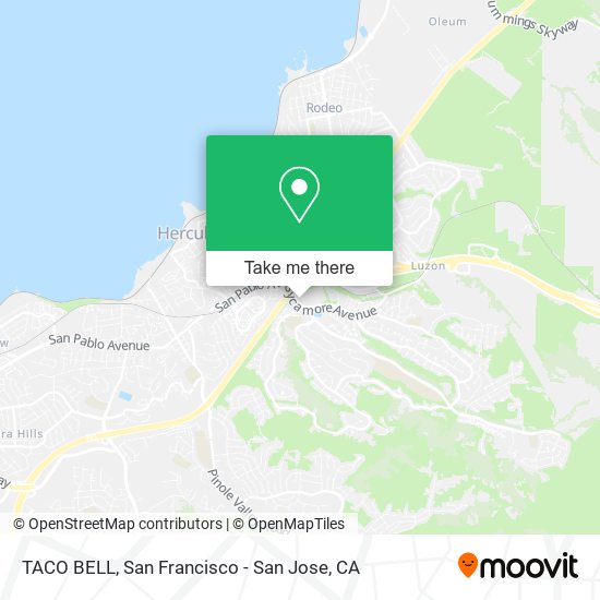 Mapa de TACO BELL