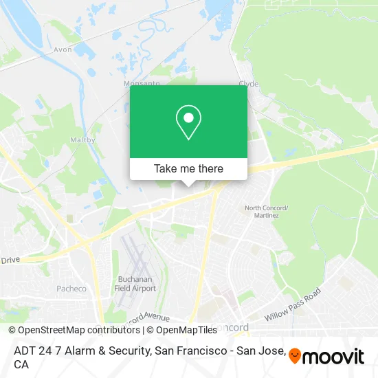 ADT 24 7 Alarm & Security map