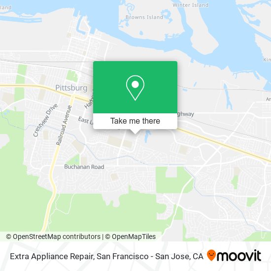 Extra Appliance Repair map