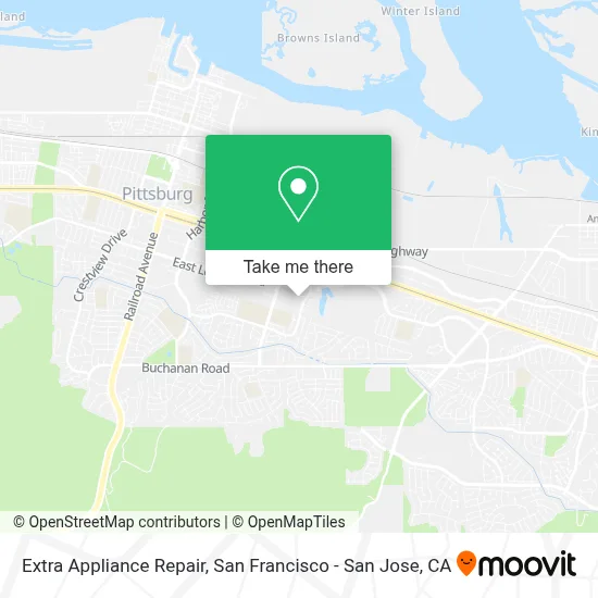Extra Appliance Repair map