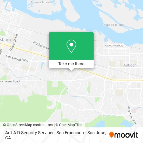 Adt A D Security Services map