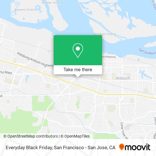 Mapa de Everyday Black Friday