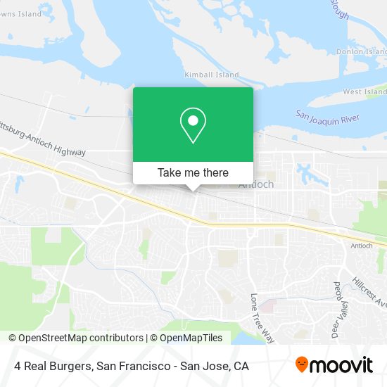 Mapa de 4 Real Burgers