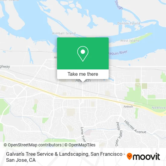 Galvan's Tree Service & Landscaping map