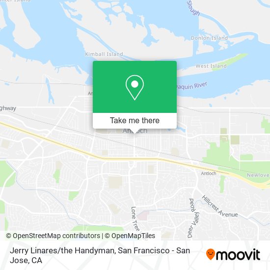 Jerry Linares/the Handyman map