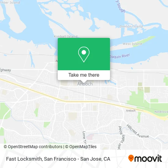 Fast Locksmith map