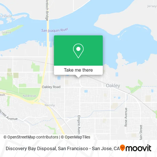 Mapa de Discovery Bay Disposal