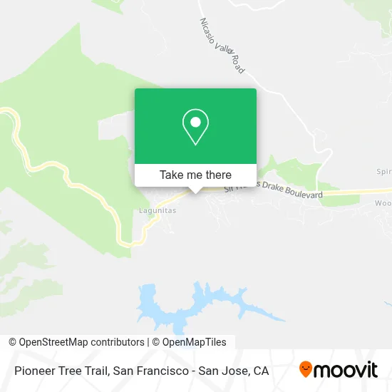 Pioneer Tree Trail map