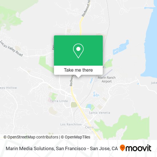 Mapa de Marin Media Solutions