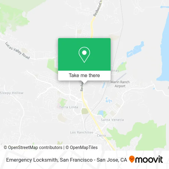Emergency Locksmith map
