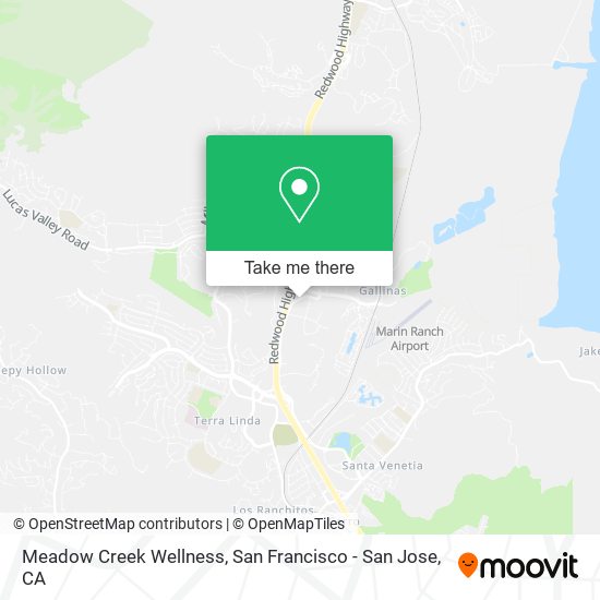 Meadow Creek Wellness map