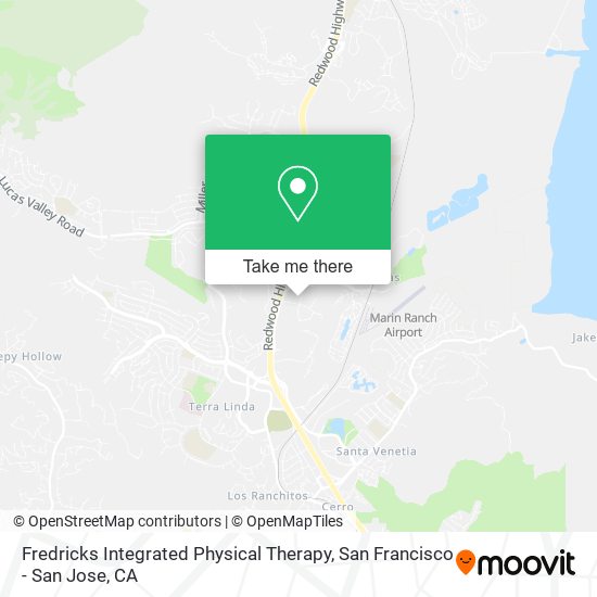 Fredricks Integrated Physical Therapy map