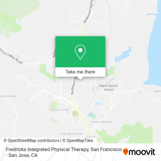Fredricks Integrated Physical Therapy map