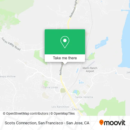 Scots Connection map