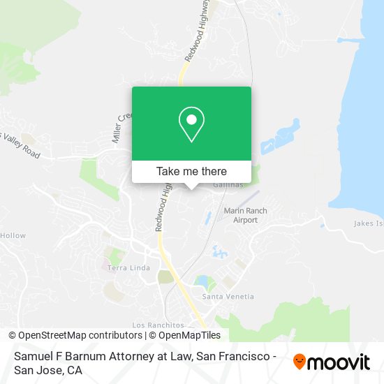 Samuel F Barnum Attorney at Law map
