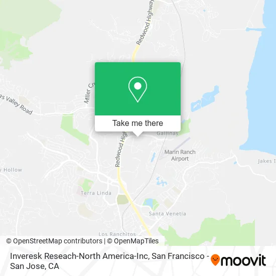 Mapa de Inveresk Reseach-North America-Inc