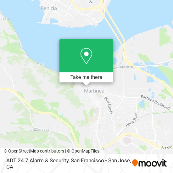 ADT 24 7 Alarm & Security map