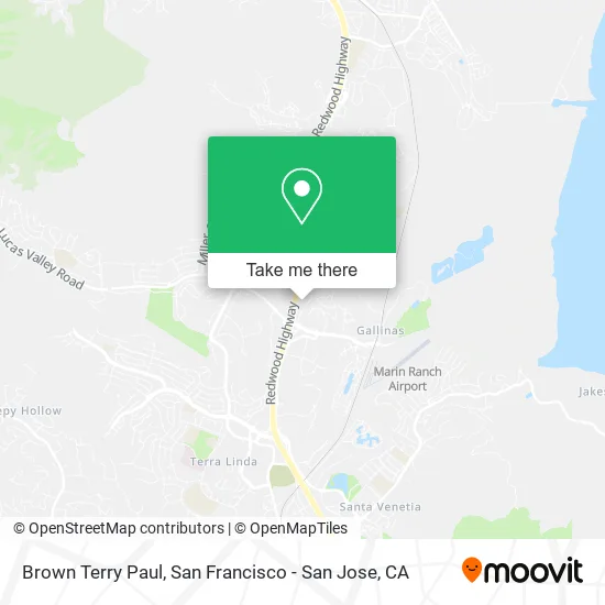 Brown Terry Paul map