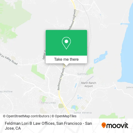 Mapa de Feldman Lori B Law Offices