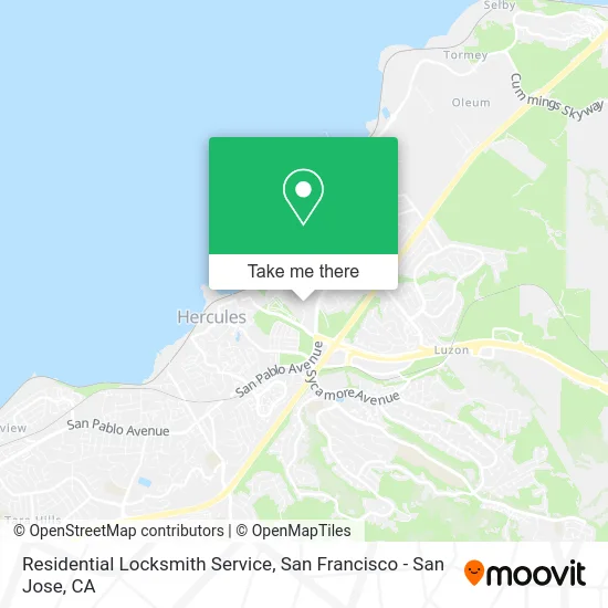 Residential Locksmith Service map