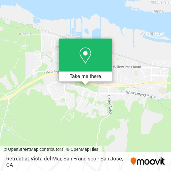 Retreat at Vista del Mar map