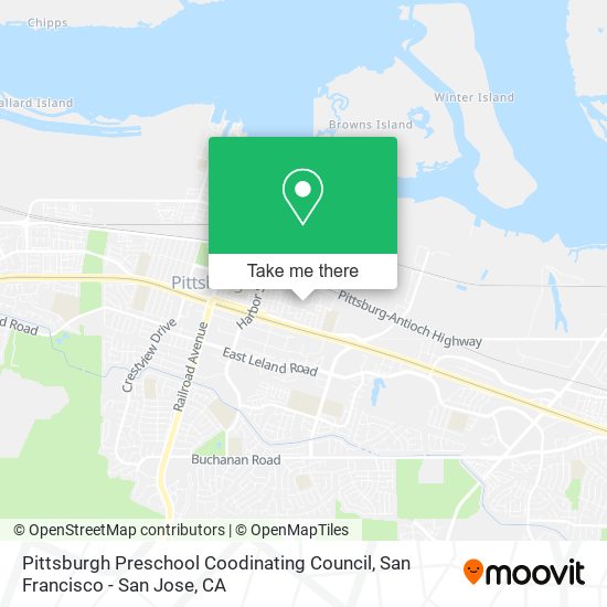 Mapa de Pittsburgh Preschool Coodinating Council