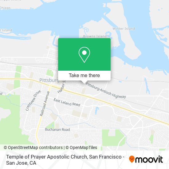Mapa de Temple of Prayer Apostolic Church