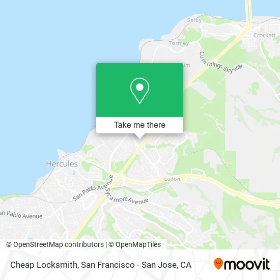 Cheap Locksmith map