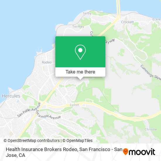 Health Insurance Brokers Rodeo map