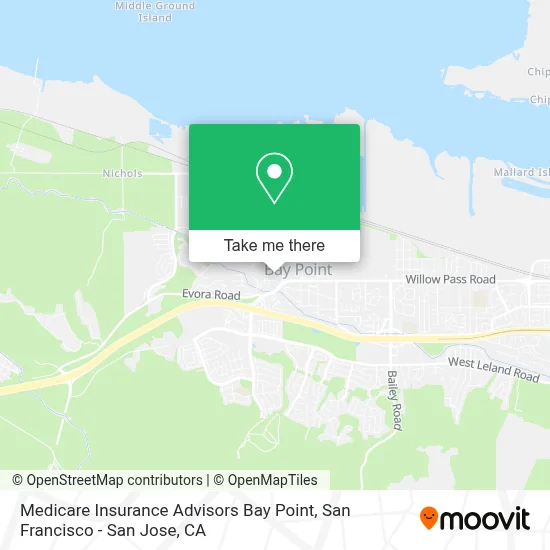 Medicare Insurance Advisors Bay Point map