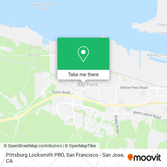 Pittsburg Locksmith PRO map