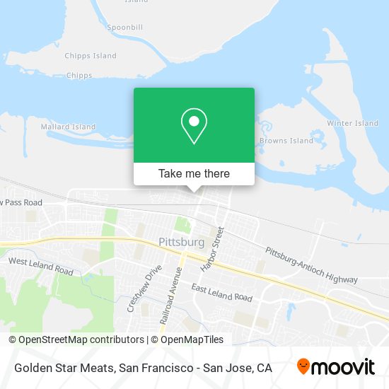 Mapa de Golden Star Meats