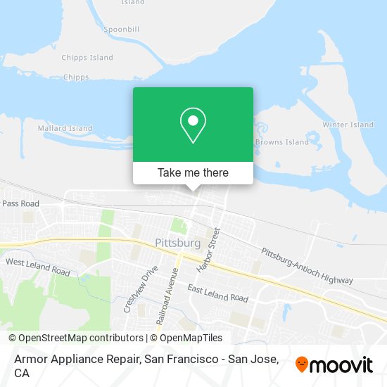 Armor Appliance Repair map