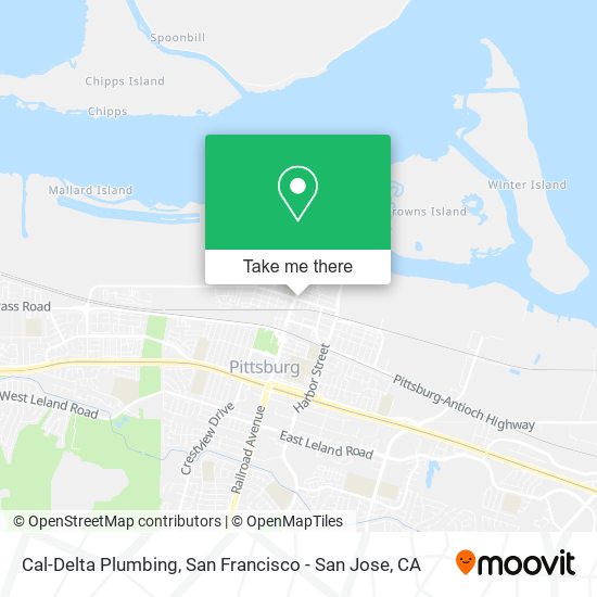 Cal-Delta Plumbing map