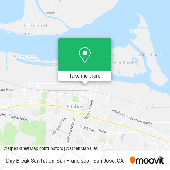 Day Break Sanitation map