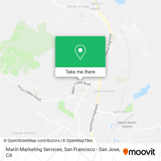 Marin Marketing Services map
