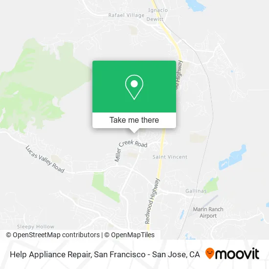 Mapa de Help Appliance Repair