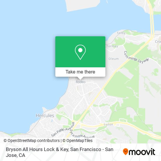 Mapa de Bryson All Hours Lock & Key