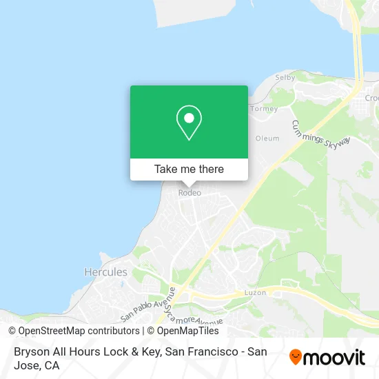 Bryson All Hours Lock & Key map