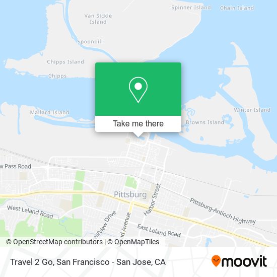 Mapa de Travel 2 Go