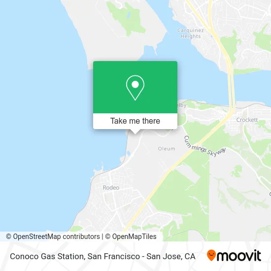 Conoco Gas Station map