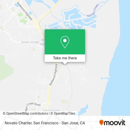 Novato Charter map