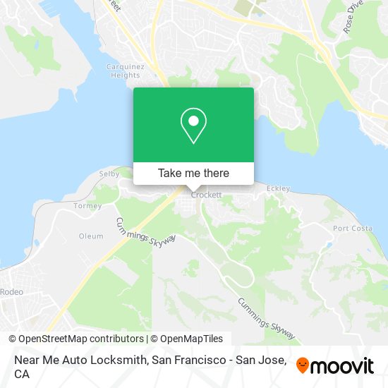 Near Me Auto Locksmith map