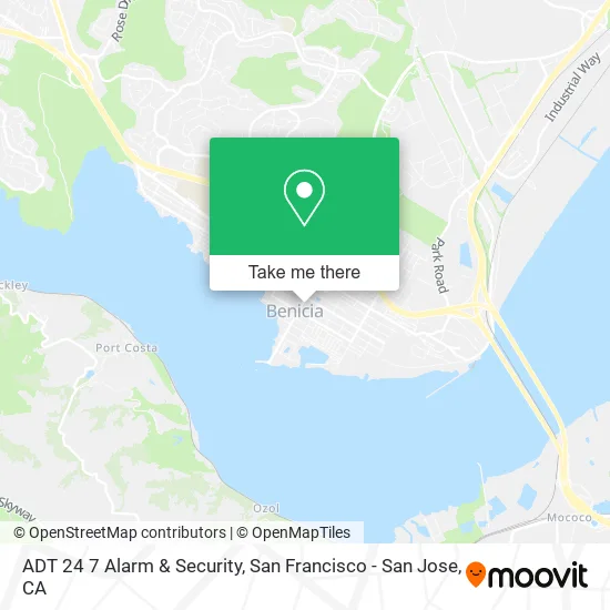 ADT 24 7 Alarm & Security map