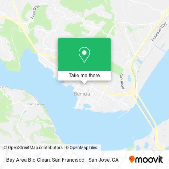 Bay Area Bio Clean map