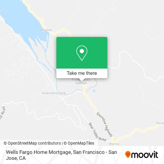 Wells Fargo Home Mortgage map