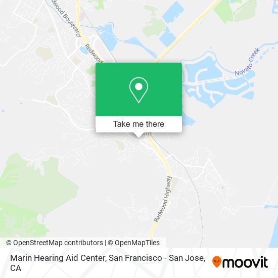 Mapa de Marin Hearing Aid Center